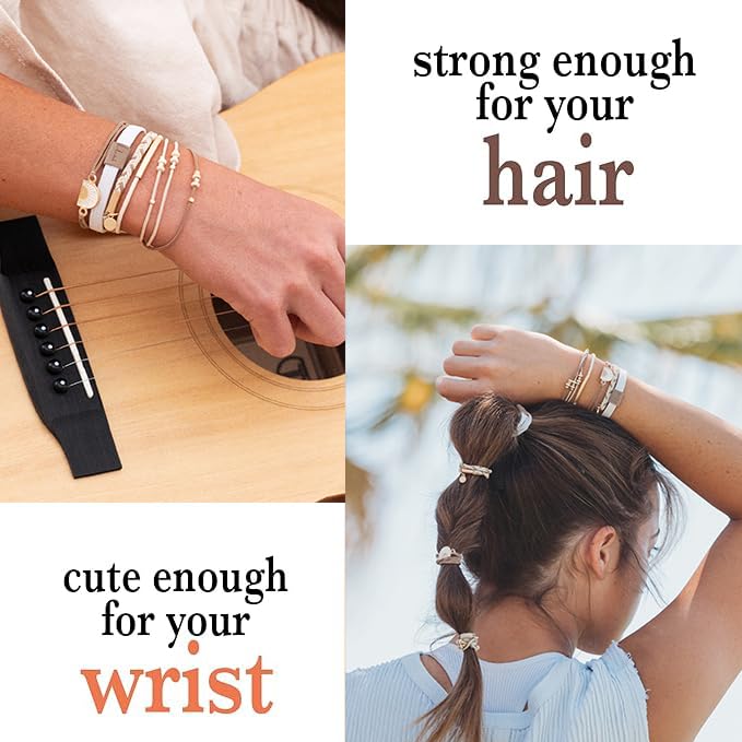 K'lani Rise worn as a bracelet on the wrist shows style and hair-friendliness.