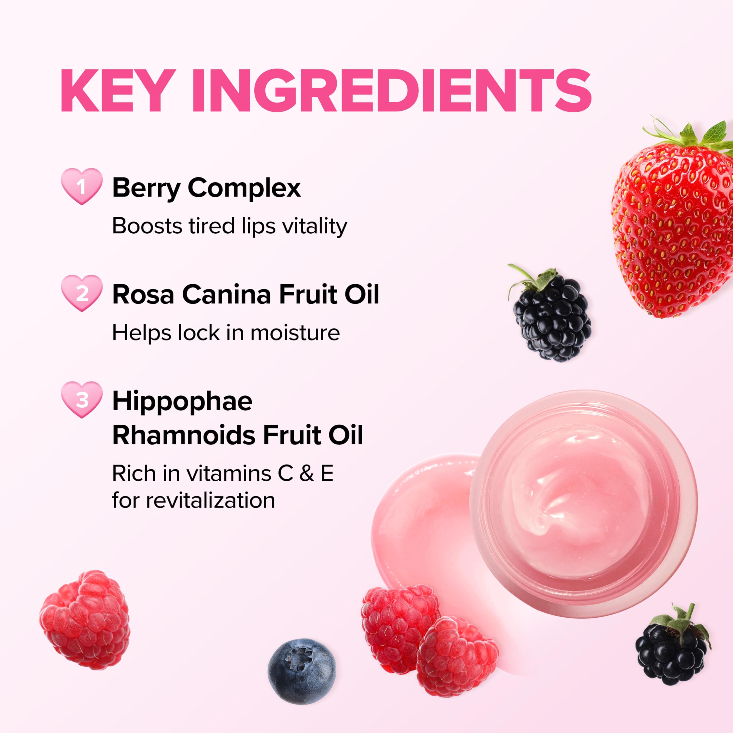 Klavuu Lip Mask Sleeping Pack glossy finish adds natural plump appearance