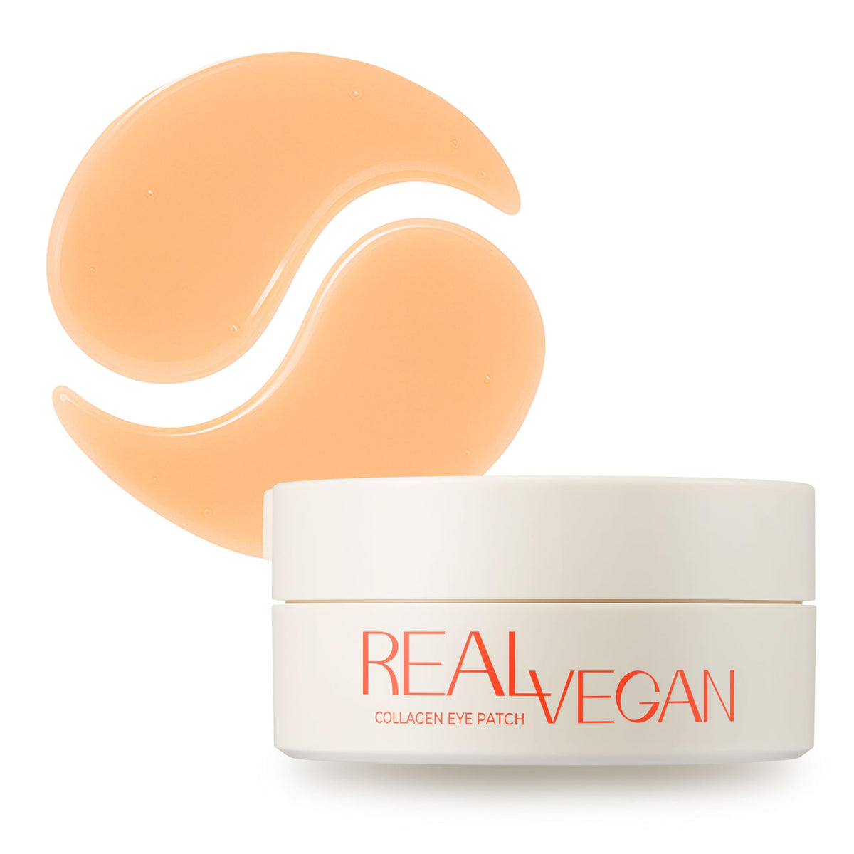 KLAVUU Vegan Collagen Eye Patches box-front shows premium packaging for daily care