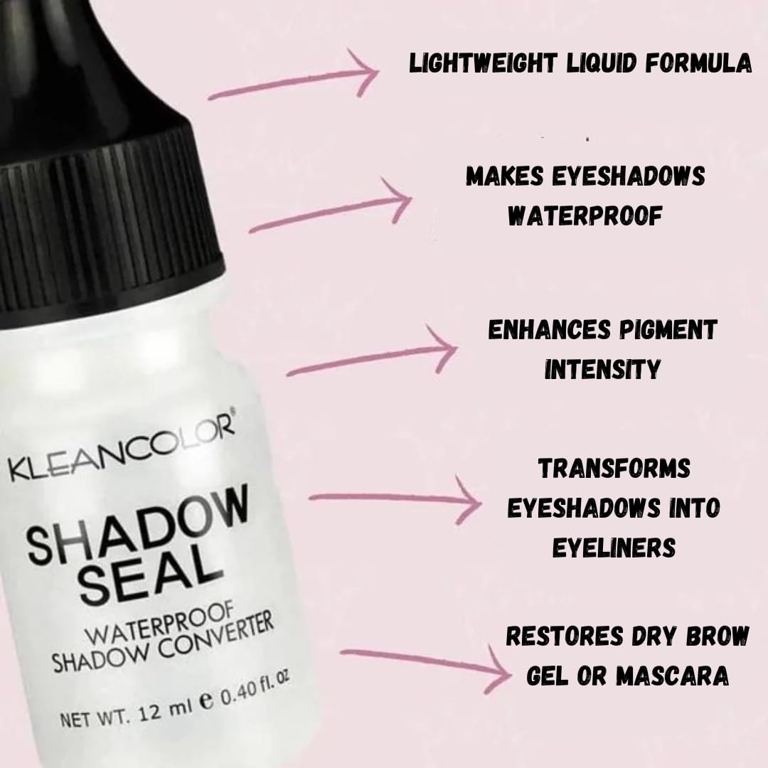 Kleancolor Shadow Seal packaging display highlights dual-use primer and converter.