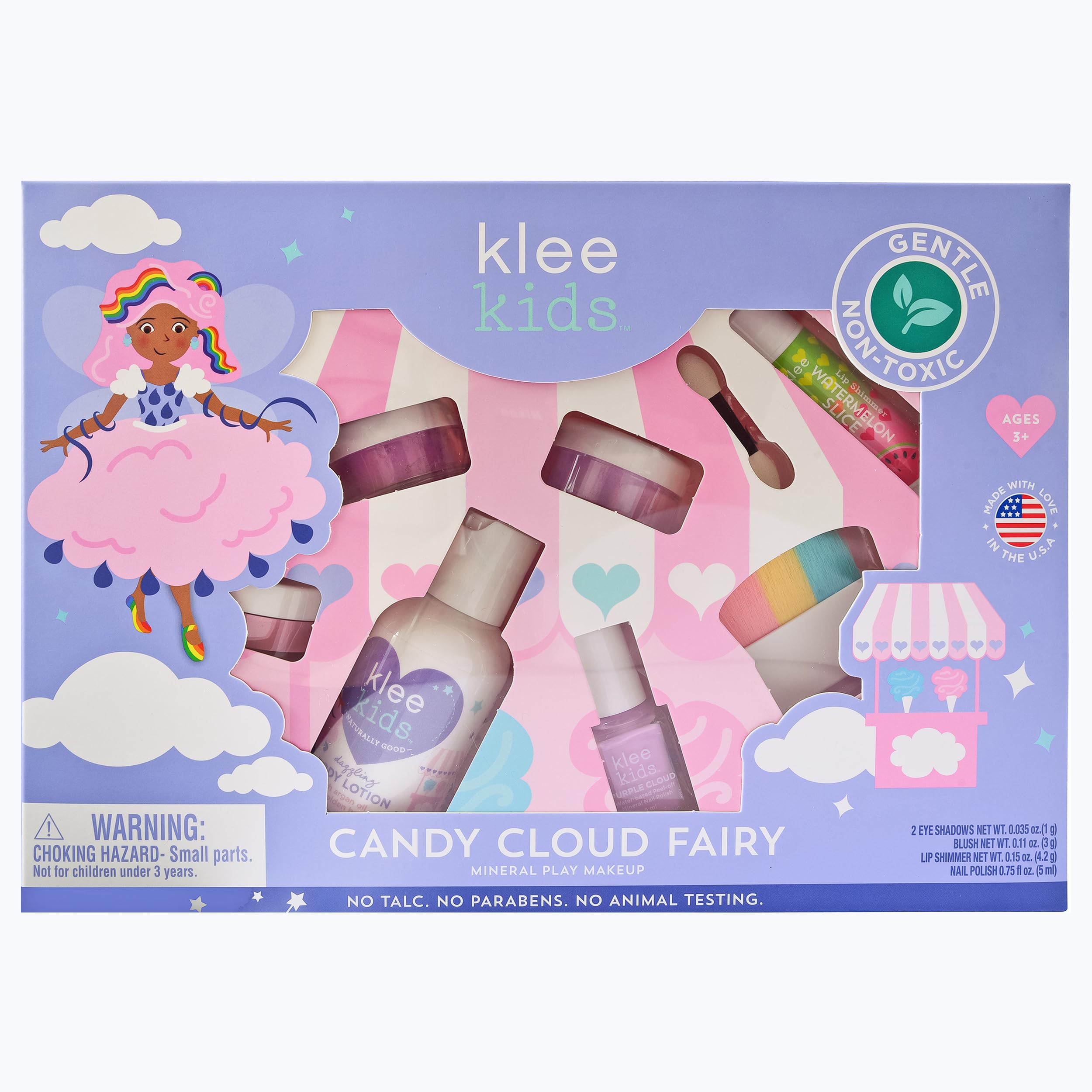 Klee Naturals Gumdrop Purple eye shadow for gentle, kid-friendly color