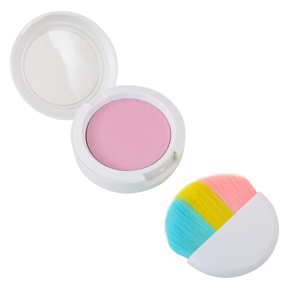 Klee Naturals Rainbow blush brush in kit for easy, gentle application