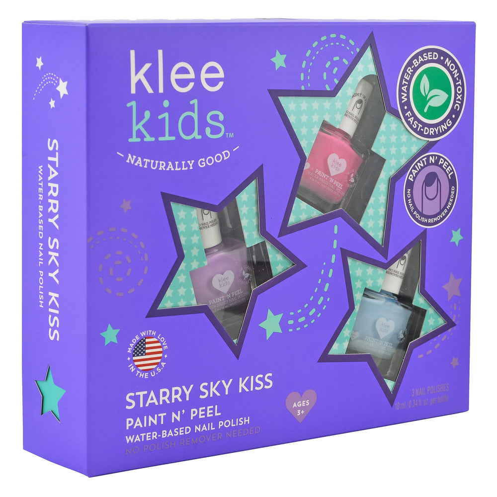 Klee Naturals Starry Sky Kiss Concord polish bottle featuring glossy tones.
