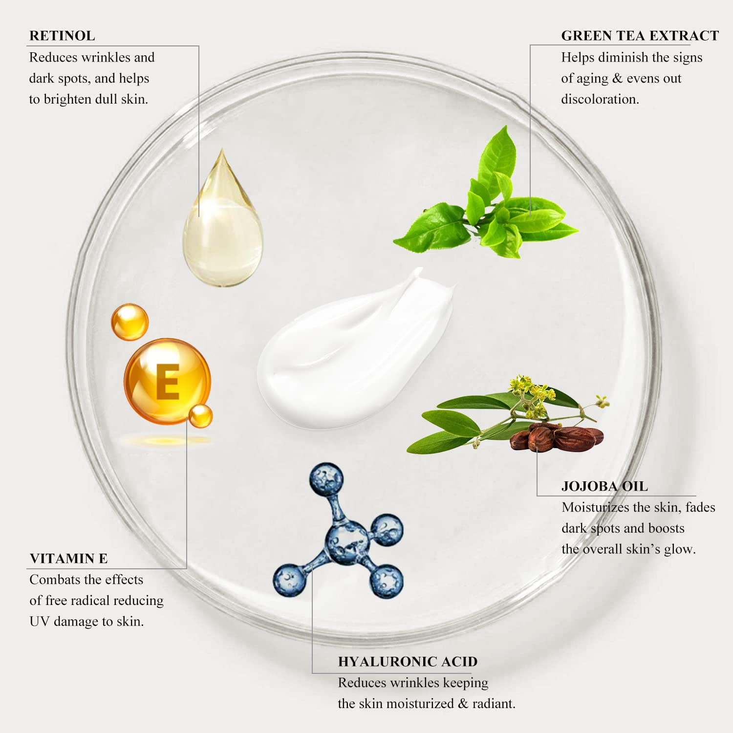 Kleem Organics face-neck application layer closeup demonstrates layering for AM/PM skincare