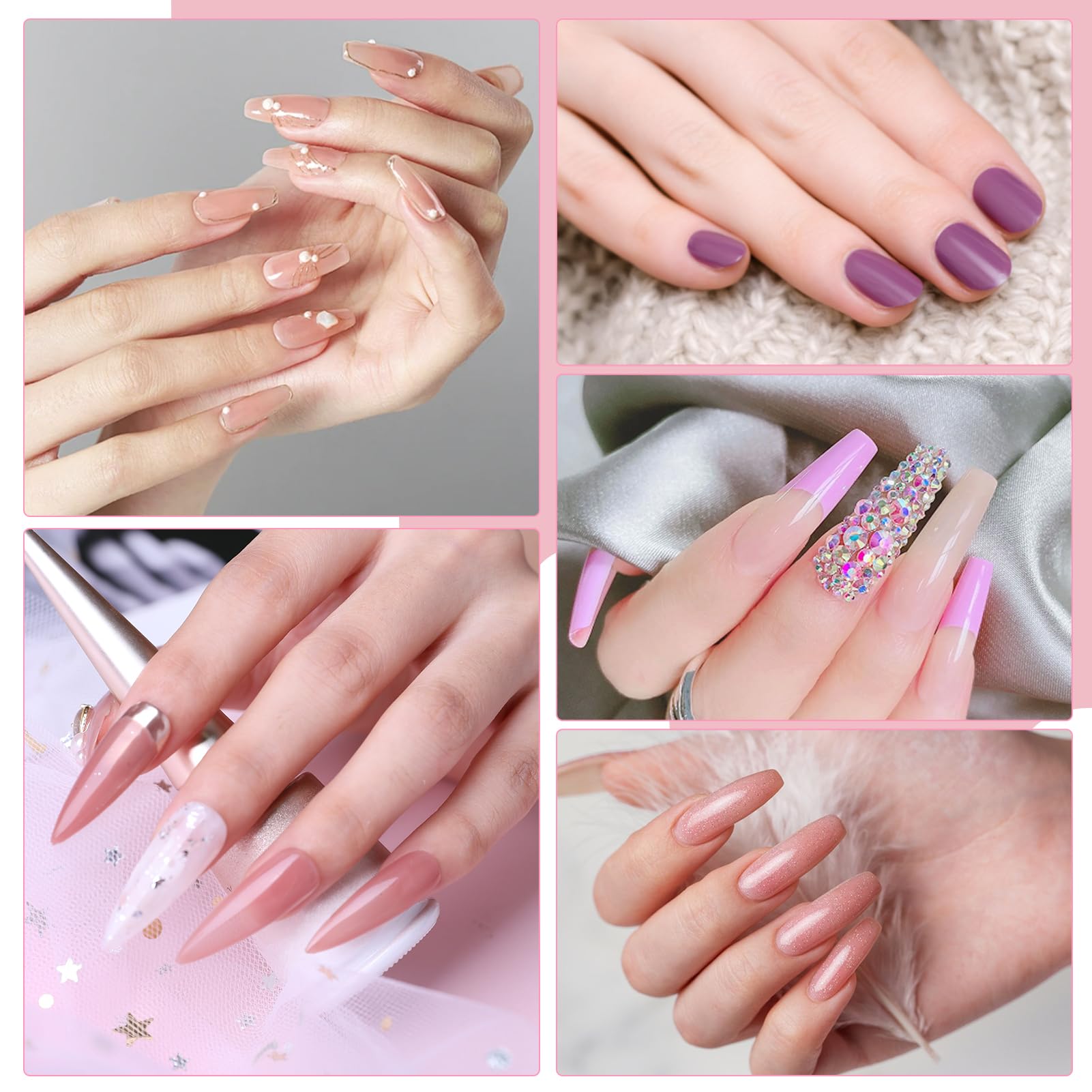 Klemon 3D nail art decorations to elevate manicure creativity