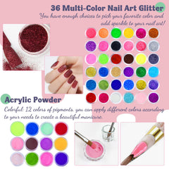 Klemon nail art rhinestones and glitter for unique designs