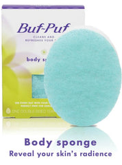 KLIM Buf-Puf pack two sponges for alternating use and longer-lasting cleansing.