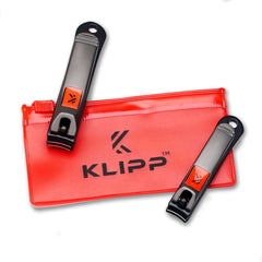 KLIPP Nail Clipper Set large blade close-up demonstrates precise cuts.