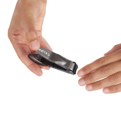 KLIPP matte black finish provides rust-resistant durability for long-lasting use.