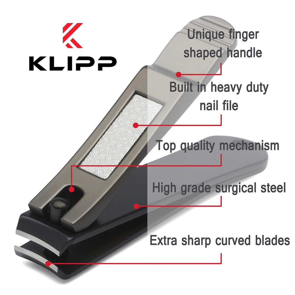 KLIPP Travel pouch with clip supports secure carry on trips.