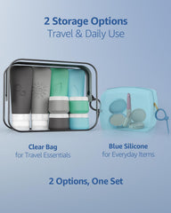KLKE travel-bottles BPA-free silicone offers safe, durable performance.