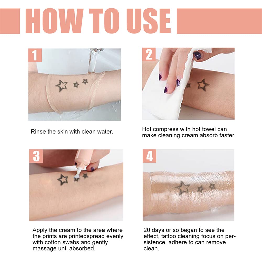 KlsyChry tattoo removal cream scarless result with no marks.