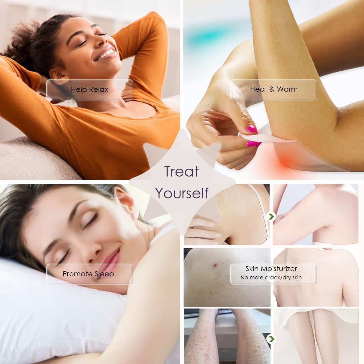 KmaxShip at-home spa session with warm wax for relaxing hands and feet