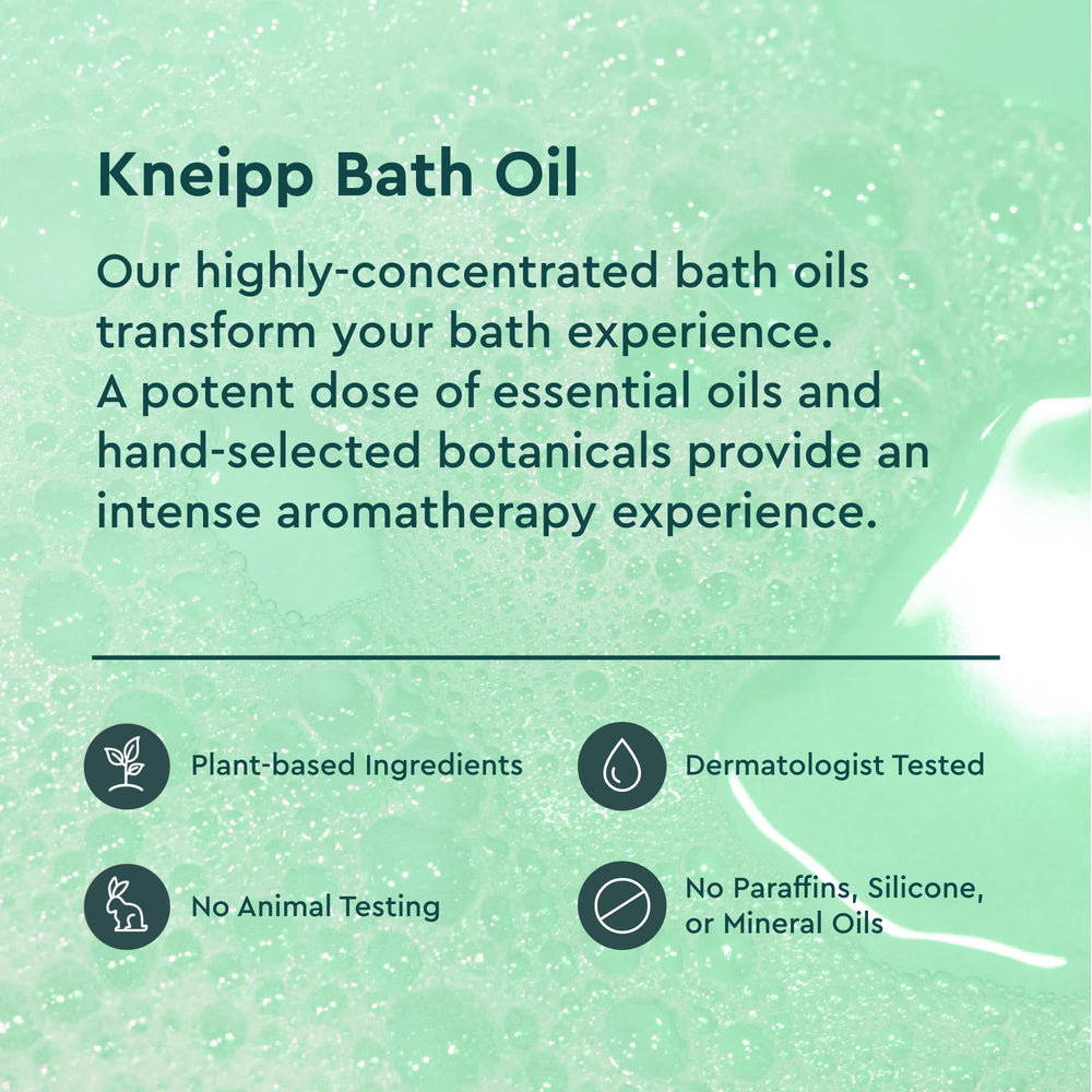 Kneipp eucalyptus leaves highlight natural ingredients and botanical focus.