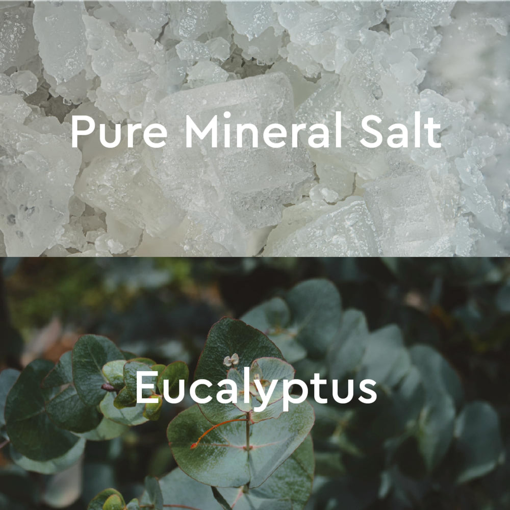 Kneipp green brand sustainability badge shown with bath salts