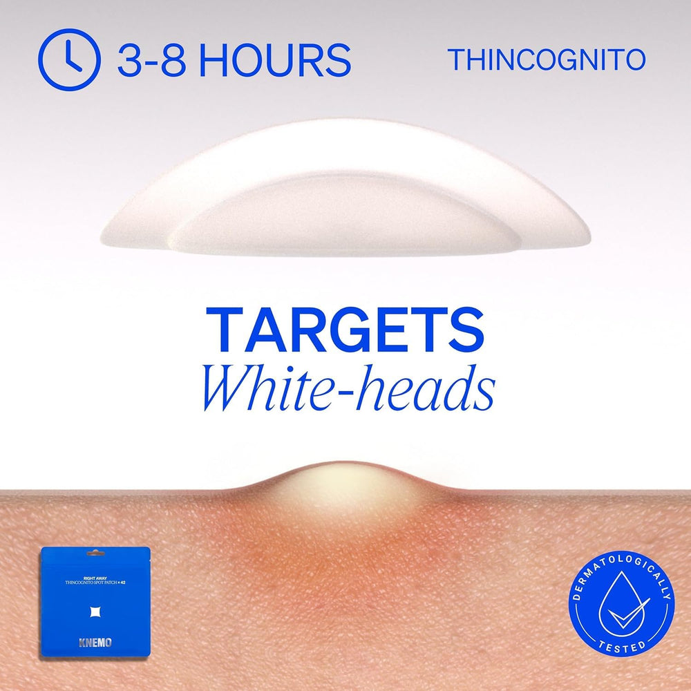 KNEMO Thincognito two-sizes pack demonstrates versatility for different blemish sizes