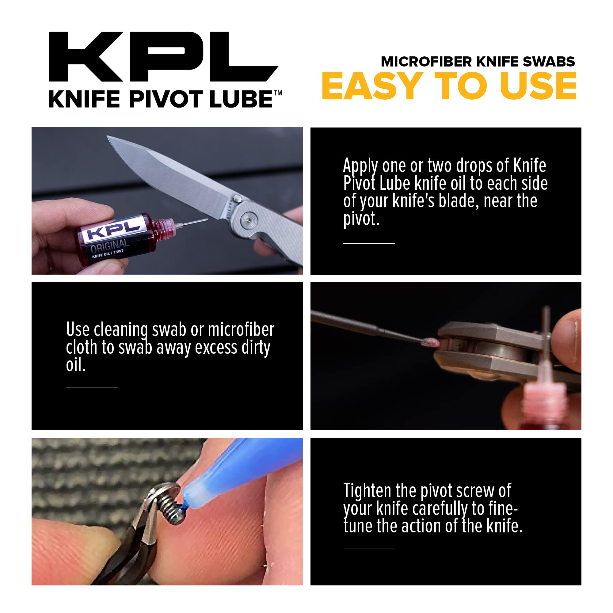 Knife Pivot Lube protection image shows rust and corrosion prevention around knife components.