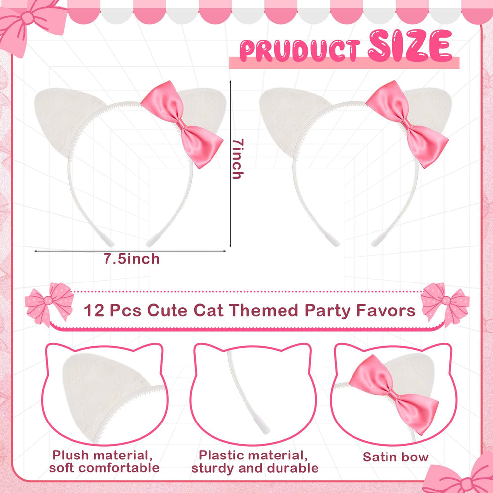 Knitgrip kitty cat ears headbands plush ears closeup for comfortable wear