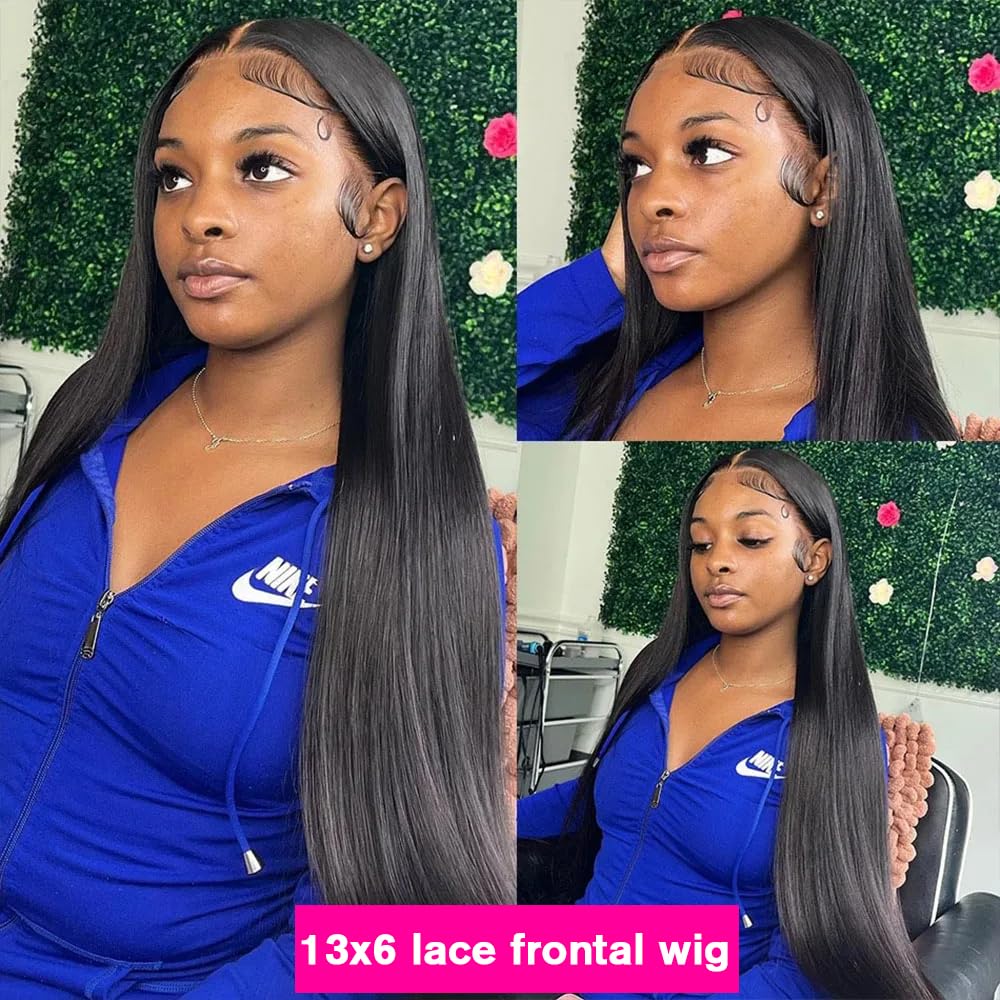 Knosps 30inch wig on model demonstrates effortless styling and real-world wear