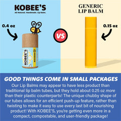 Kobeesco Lip Balm compostable packaging emphasizes plastic free packaging