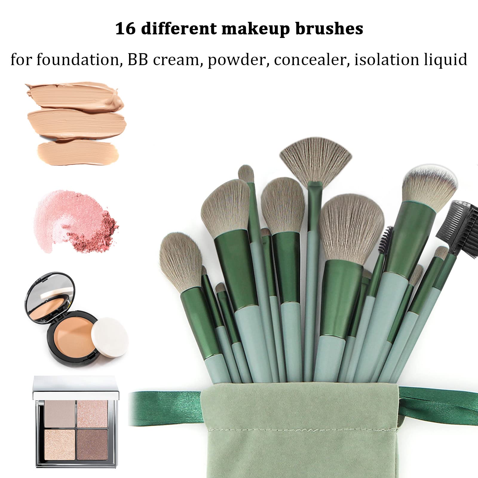 Koccido silicone facial-pack brush for smooth makeup prep.
