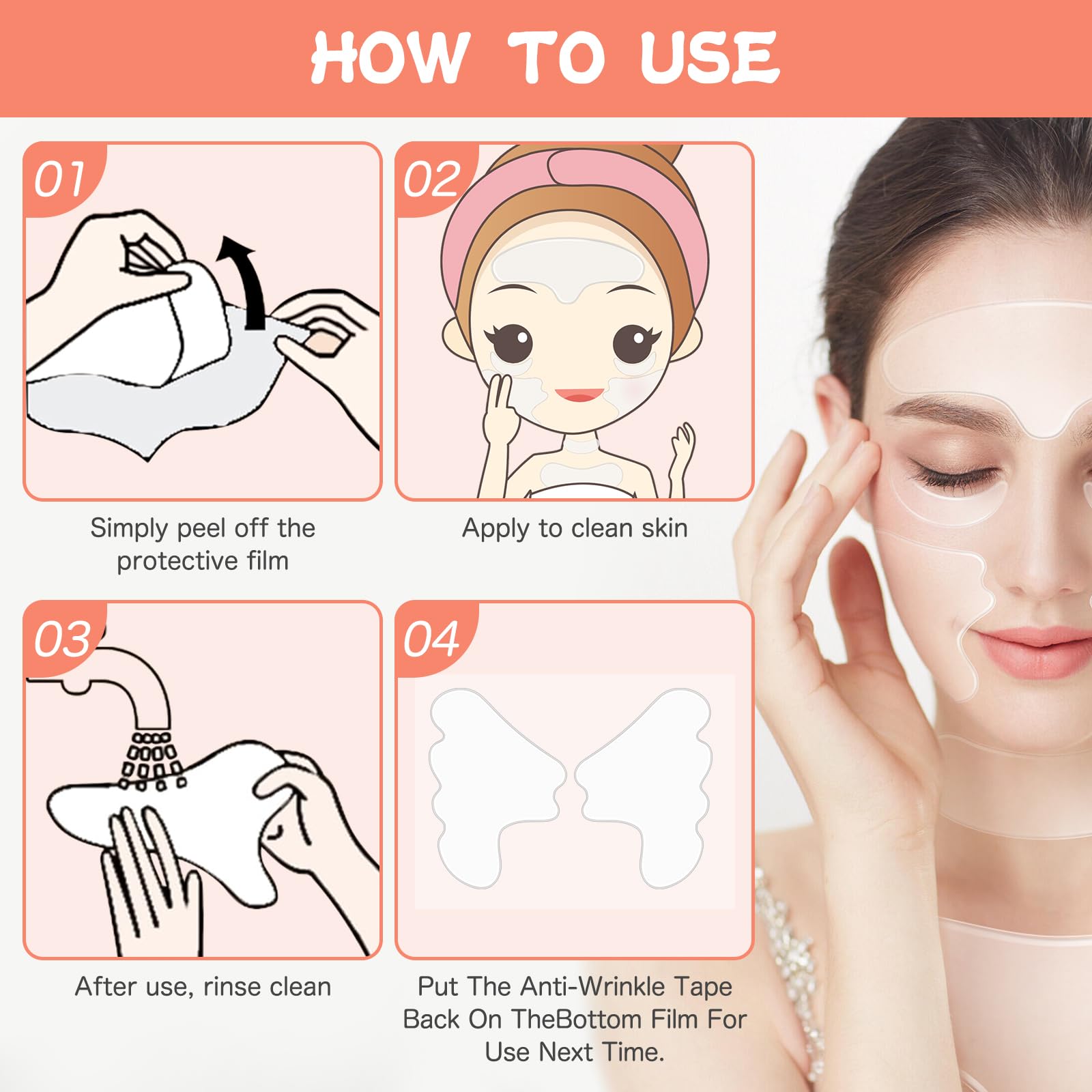 KODASNY 11-in-1 patches provide versatile use on neck, chest, and face.