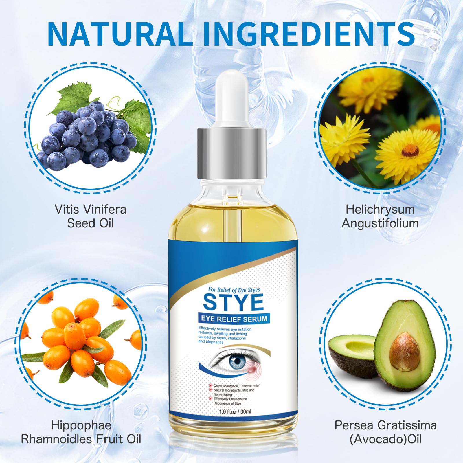 KODASNY Stye Eye Serum dropper design emphasizes easy, hygienic application.