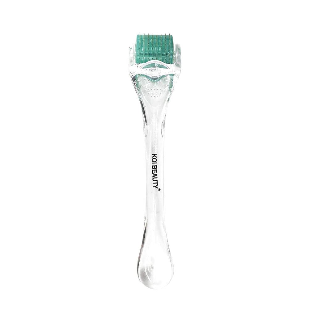 Koi Beauty professional derma roller with titanium pins—precise micro-needling for consistent skin rejuvenation.