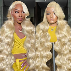 Koiaskral 613 blonde wig with body wave texture for natural movement and volume.