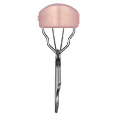 Koji Curving Eyelash Curler closeup on lashes shows everyday curling ease