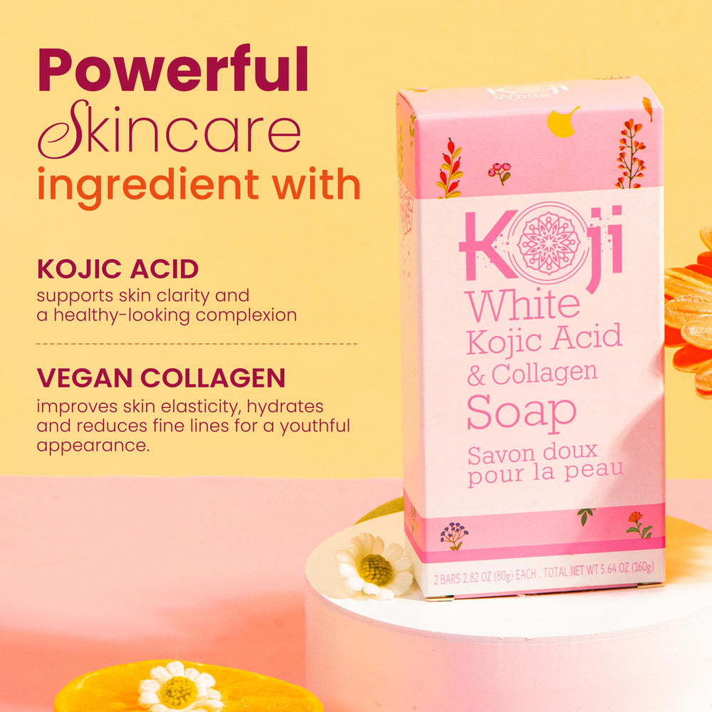 Creamy foam from Koji White face cleansing showing gentle texture