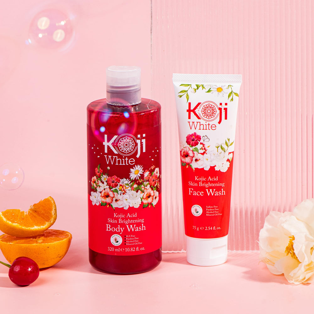 Koji White hyaluronic-acid-vitamin-e closeup emphasizes hydration benefits.