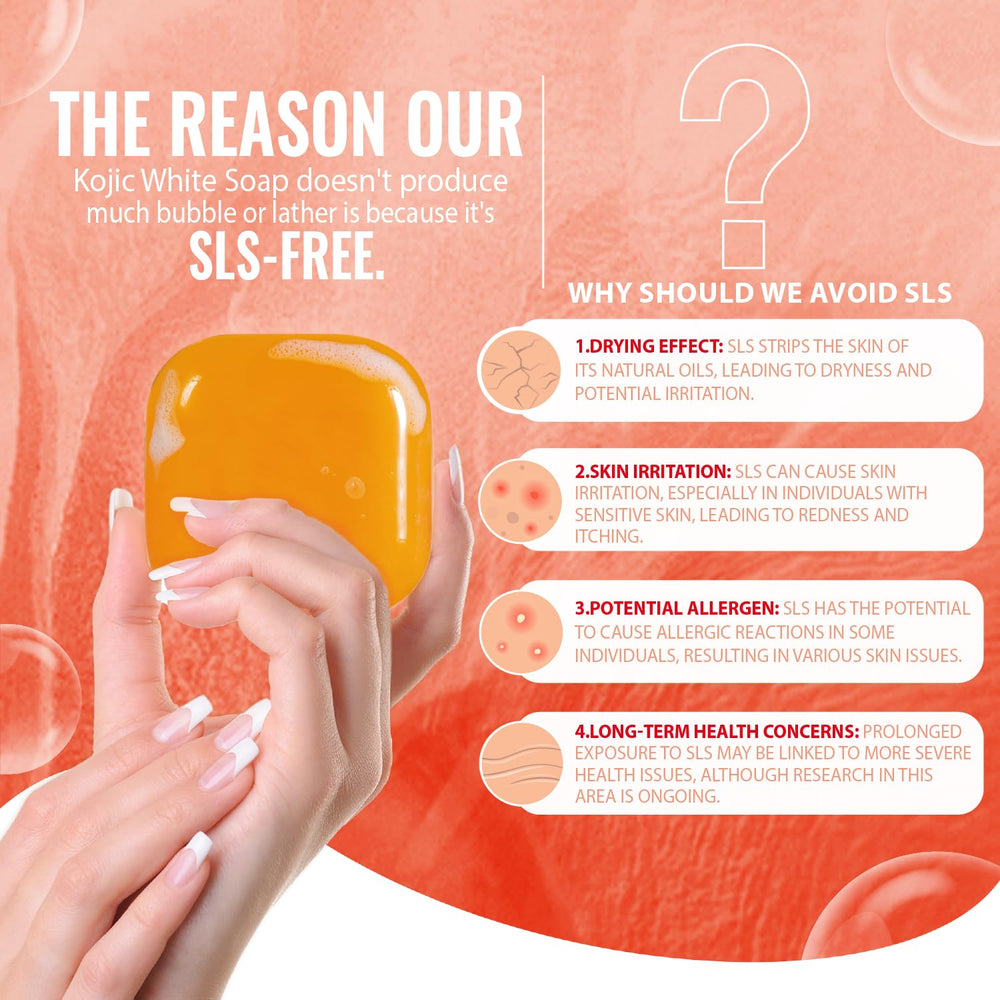 Koji White Pure Kojic Acid Soap enriched with vitamin C for fresh even feel