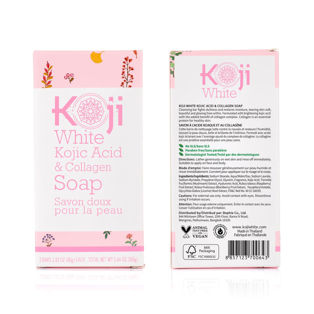Koji White skin texture close-up suggesting glow and balance