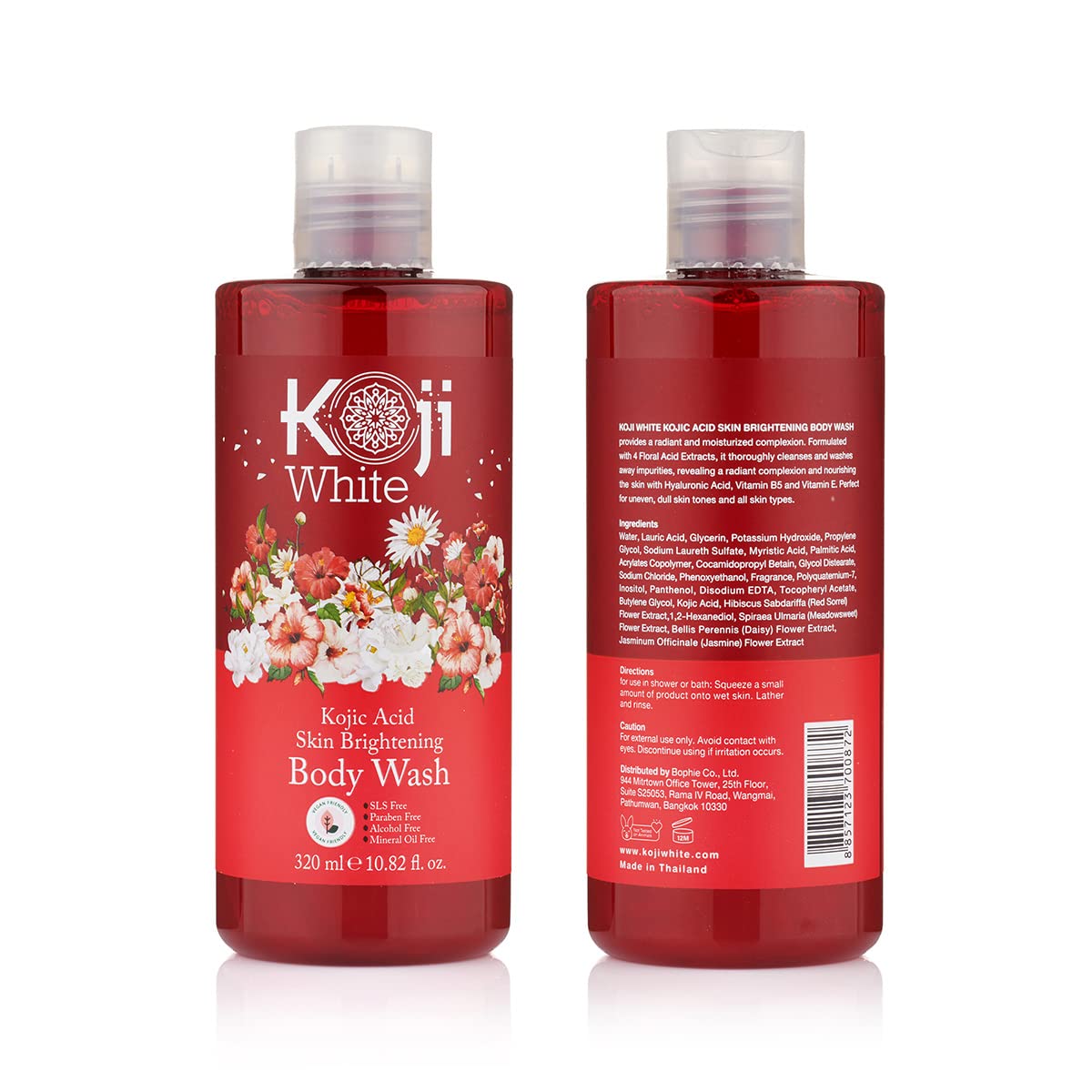 Koji White thick gel texture closeup suggests gentle cleansing.