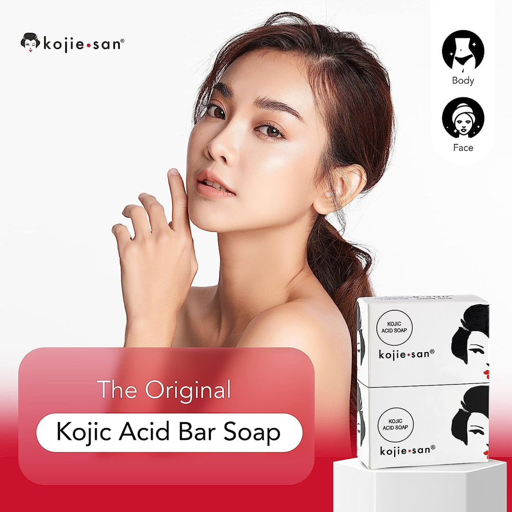 Kojie San blemish focus closeup suggests targeting dark spots.