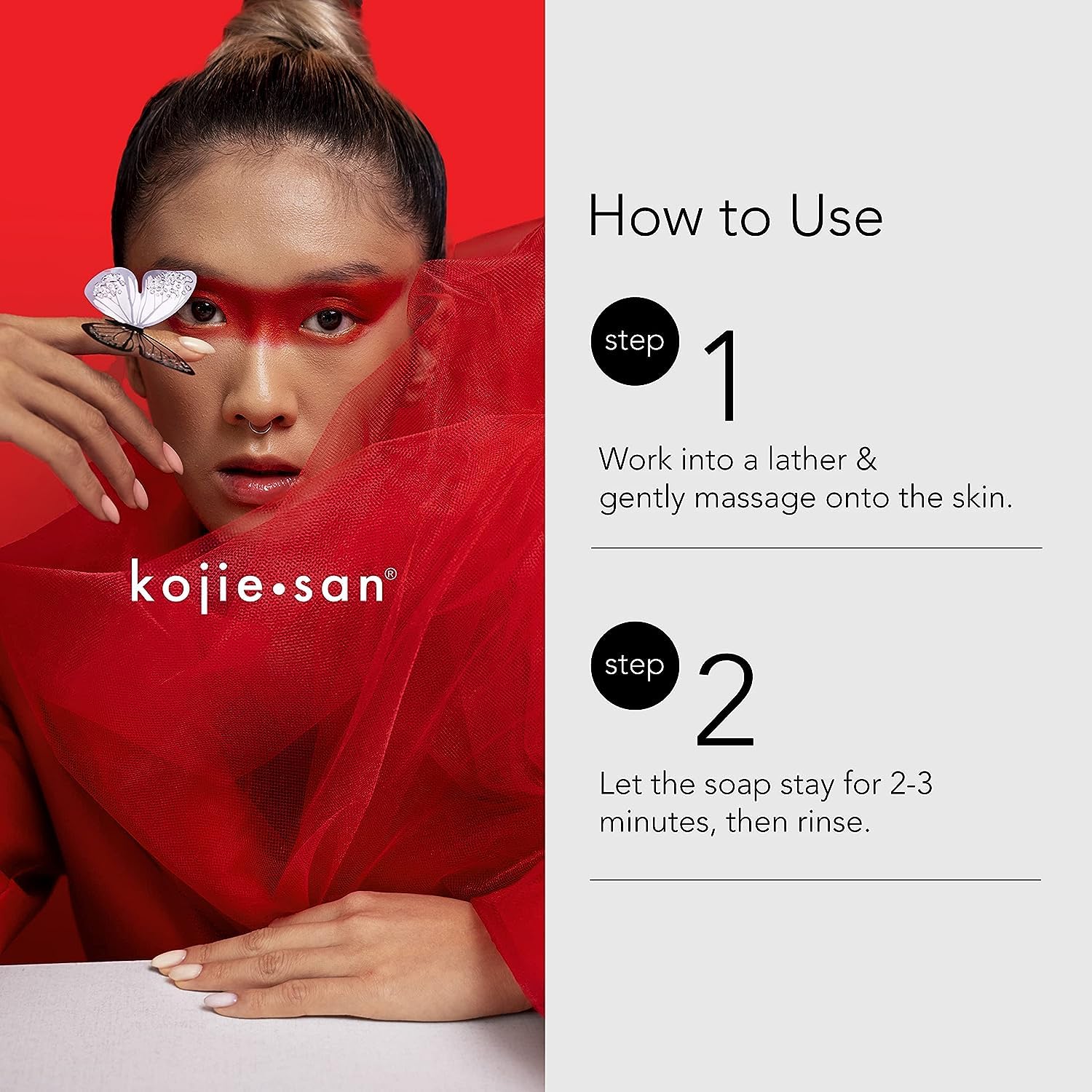 Kojie San daily routine bathroom scene suggests simple skincare ritual.