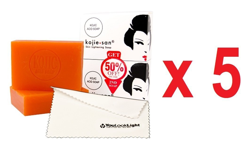 Kojie San skin brightening soap bar pack for even tone and clearer complexion