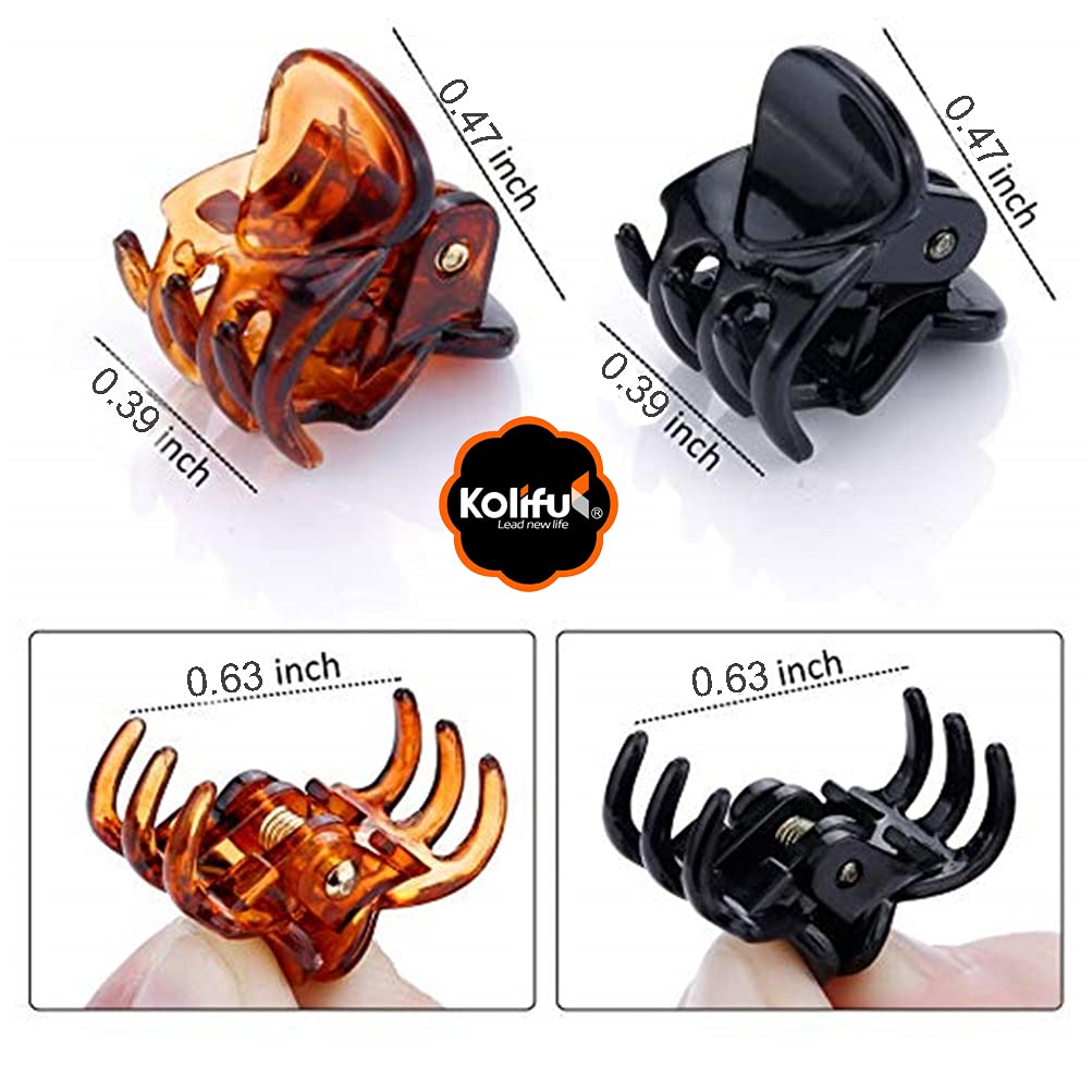 KOLIFU clear clip closeup demonstrating discreet styling option.