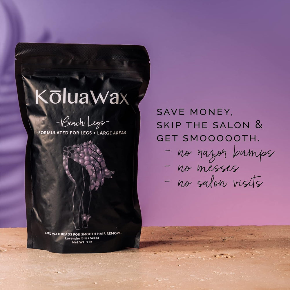 KoluaWax 10 large applicator sticks included for precise, mess-free application.