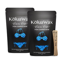 KoluaWax hard wax beads package for coarse hair delivers smooth at-home results.