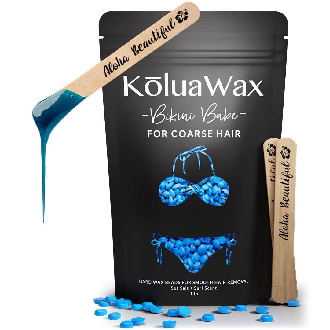 KoluaWax Sea Salt & Surf bottle pour for at-home waxing sessions