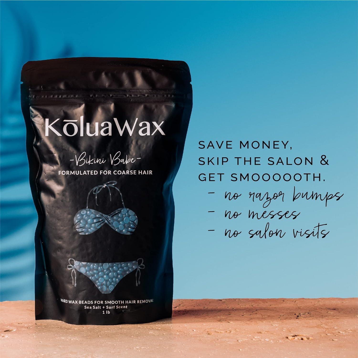 KoluaWax hard-wax-beads-skin-sensitivity-gentle-formula helps minimize irritation