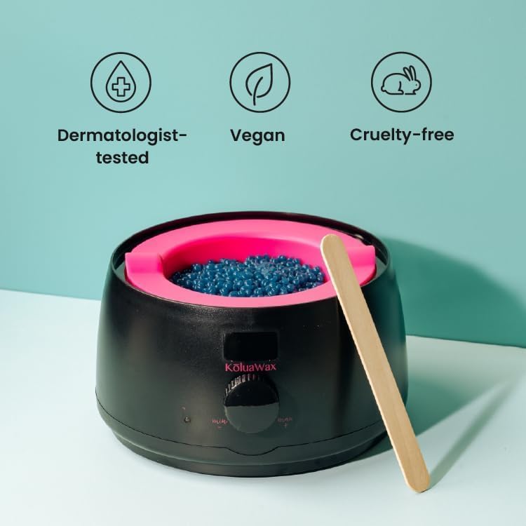 Koluawax large applicator sticks enable precise, efficient hair removal