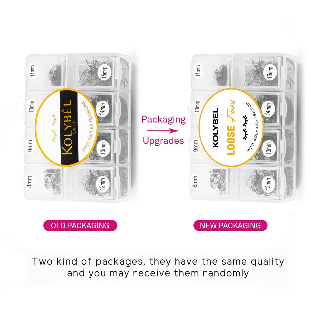 Kolybel Premade 10D fans deliver consistent curl for a fuller look.
