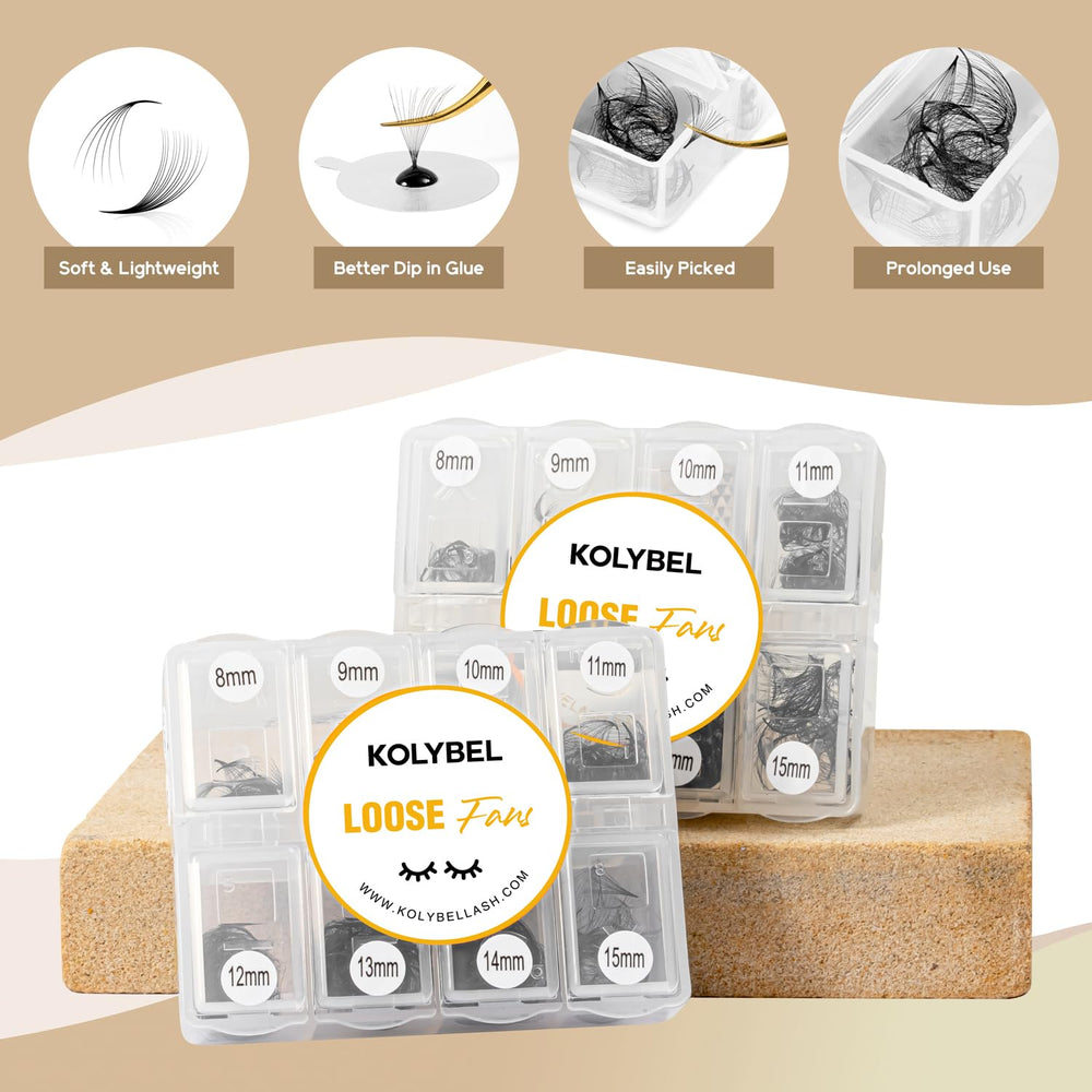 Kolybel middle-stem design supports precise, stable placement.