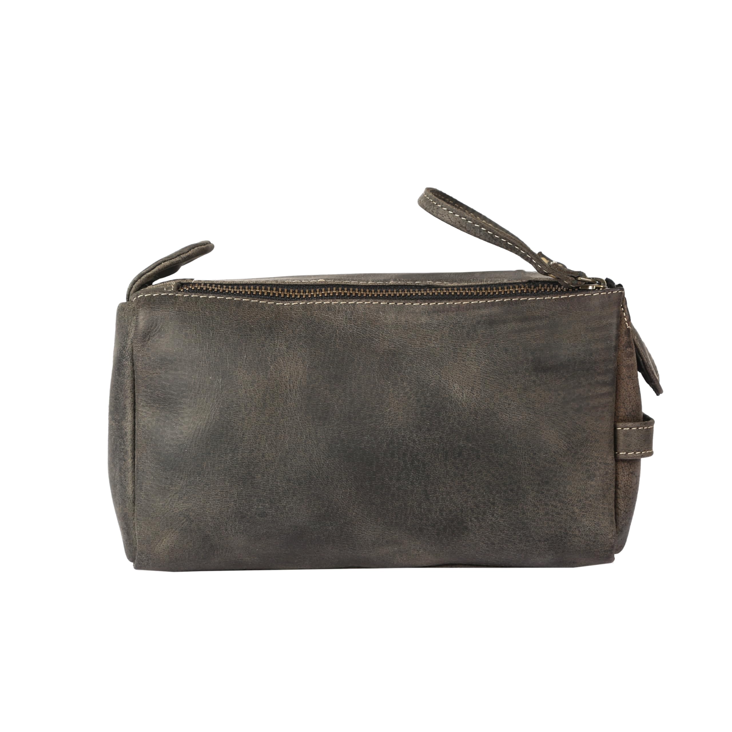 KomalC dopp kit with YKK zippers, ensuring smooth opening and lasting durability.