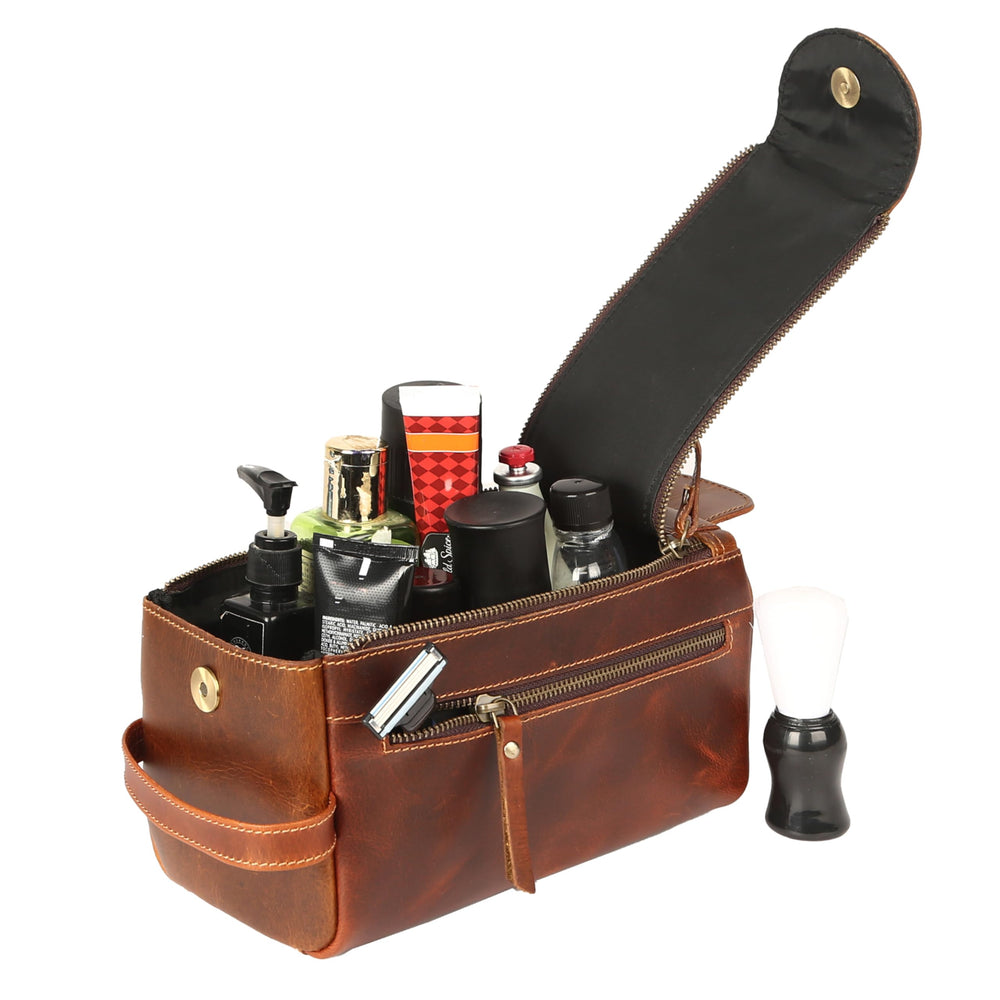 KomalC Dopp Kit external pocket for quick access to small items