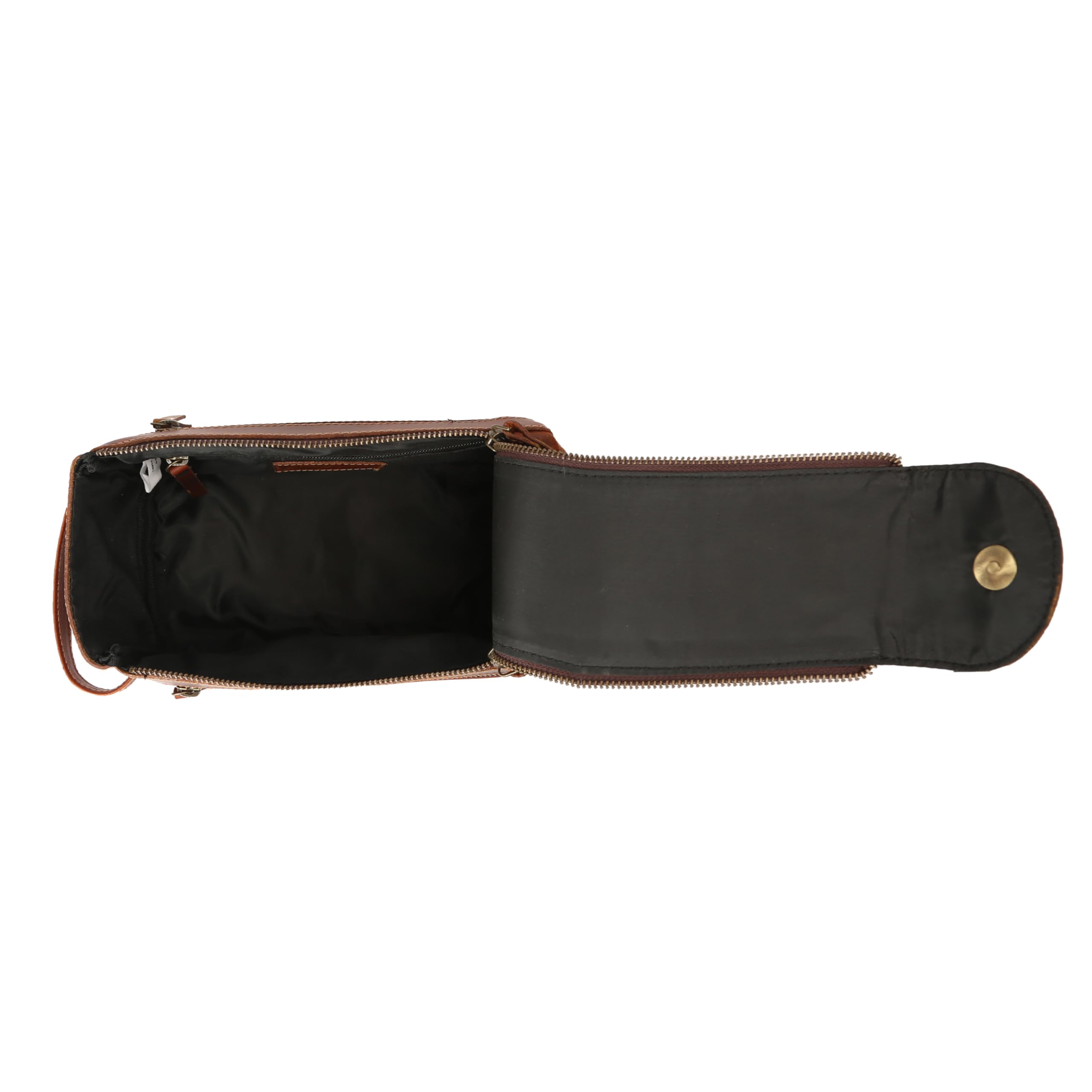 KomalC Dopp Kit interior with water-resistant lining protecting contents