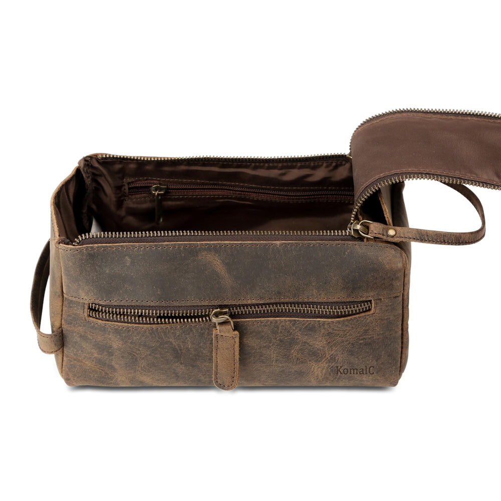 KomalC unisex travel Dopp bag suits both him and her.
